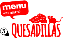 menu 3:quesadillas